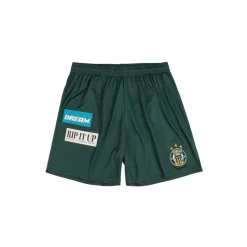 Martine Rose Shorts*Patch Football Shorts Blue Teal
