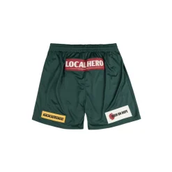 Martine Rose Shorts*Patch Football Shorts Blue Teal