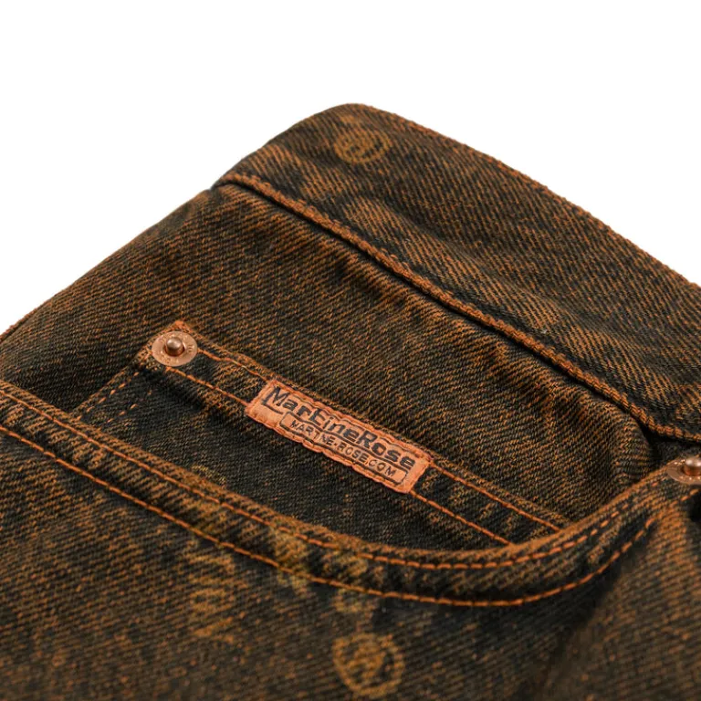 Martine Rose Pantalons*Relaxed Fit Jean Orange Laser