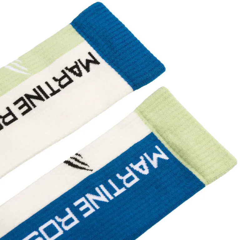 Martine Rose Chaussettes*Sports Sock Multipack Green / Blue