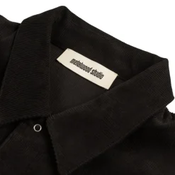 Metalwood Chemises*Corduroy Overshirt Black