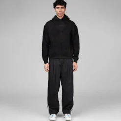Metalwood Sweats À Capuche*Diamond Terry Hooded Sweatshirt Black