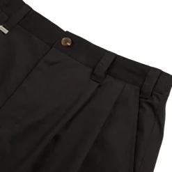 Metalwood Survêtements*Elastic Waist Baggy Pant Black