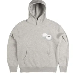 Metalwood Sweats À Capuche*Grab Your Balls Hooded Sweatshirt Heather Grey
