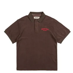 Metalwood T-Shirts*Medieval Terry Polo Dark Chocolate