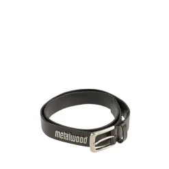 Metalwood Alle Anzeigen|Ceinture*Metal Logo Leather Studded Belt Black