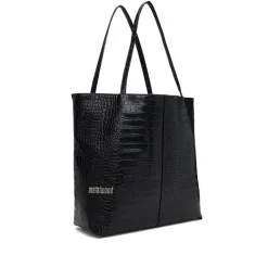 Metalwood Alle Anzeigen|Sacs*Metal Logo Stud Croc Tote Black