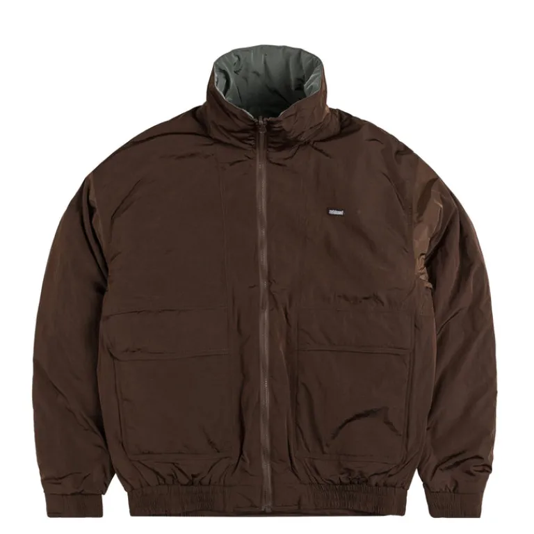 Metalwood Gilets*Reversible Bomber Jacket Brown / Alloy