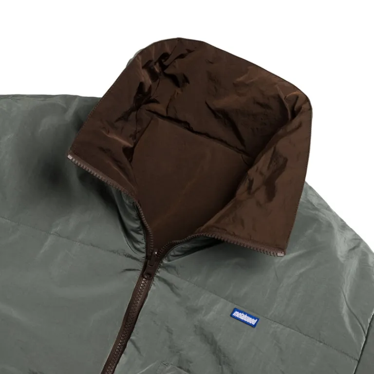 Metalwood Gilets*Reversible Bomber Jacket Brown / Alloy