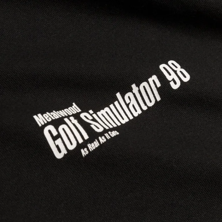 Metalwood Sweats À Capuche*Simulator 98 Hooded Sweatshirt Black