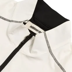 Metalwood Gilets*Tech 1/4 Zip Pullover Jacket White