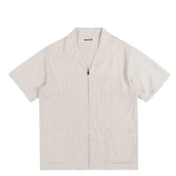 Metalwood Chemises*Textured Caddie Shirt Oat