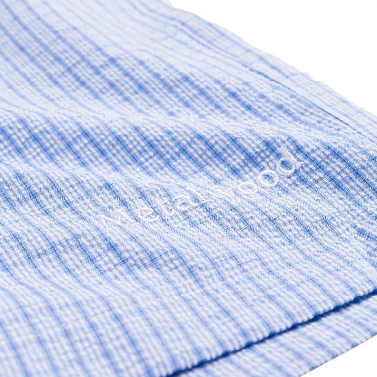 Metalwood Shorts*Textured Caddie Short Blue