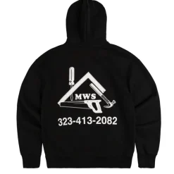 Metalwood Sweats À Capuche*Workshop Hooded Sweatshirt Black