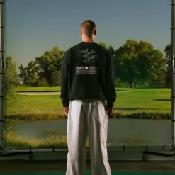 Metalwood Pullover*x Maxfli Aussie Blades Crewneck Black