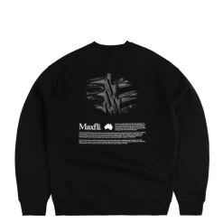Metalwood Pullover*x Maxfli Aussie Blades Crewneck Black