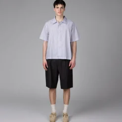 mfpen Shorts*Classic Shorts Fine Black Stripe