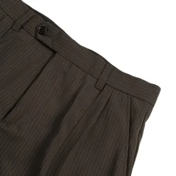mfpen Pantalons*Classic Trousers Brown Pinstripe