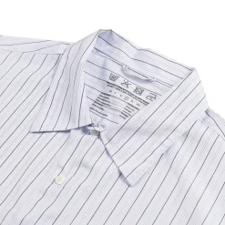 mfpen Chemises*Holiday Shirt Light Blue Banker Stripe
