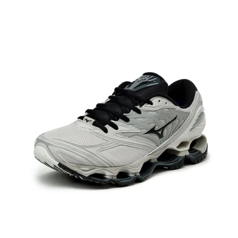 Mizuno Sneakers Végétaliens|Sneakers Blancs*Wave Prophecy LS Silver Cloud / Black / Opal Gray