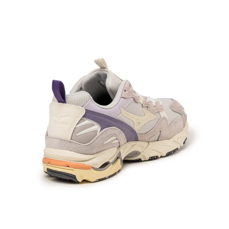 Mizuno Sneakers En Cuir|Chaussures De Running Retro*Wave Rider 10 Nimbus Cloud / Pristine / Purple Haze