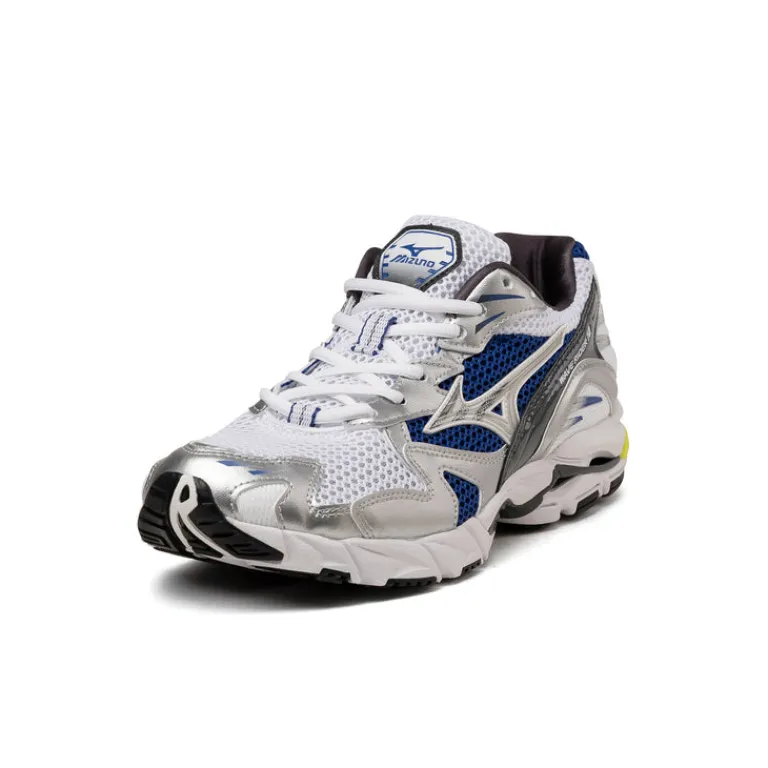 Mizuno Sneakers En Cuir|Sneakers Blancs*Wave Rider 10 Sport White / Silver / Surf the Web
