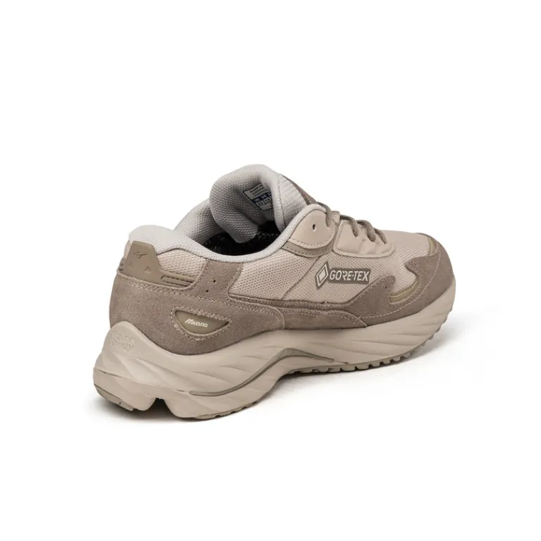 Mizuno Sneakers Imperméables|Sneakers En Cuir*Wave Rider Beta GTX Silver Cloud / Vintage Khaki / GE Gold