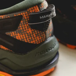 Mizuno Sneakers Imperméables|Sneakers Végétaliens*x Maharishi Wave Mujin LS GTX Vibrant Orange / Cool Gray / Pine Grove