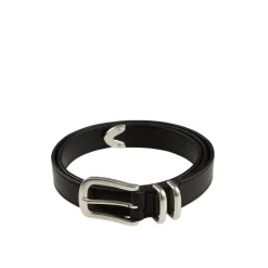 Molebo Alle Anzeigen|Ceinture*Refined Double Loop Leather Belt Black
