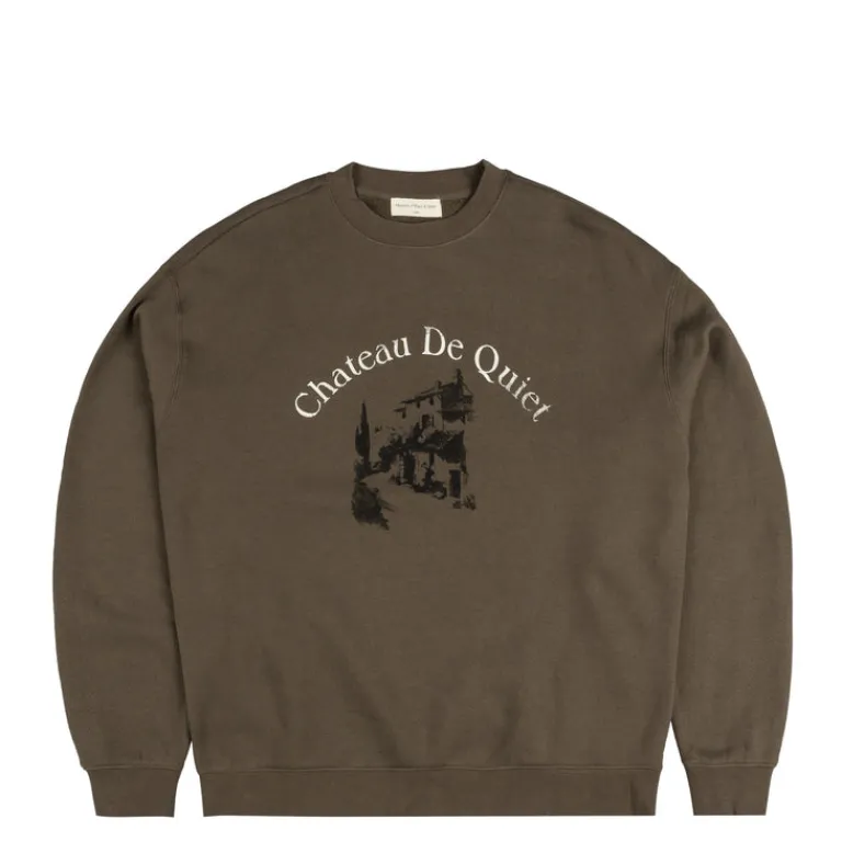 Museum of Peace & Quiet Pullover*Chateau Crewneck Coffee