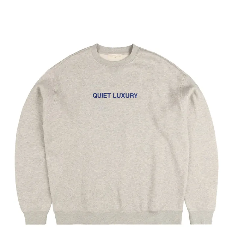 Museum of Peace & Quiet Pullover*Quiet Luxury Crewneck Ash