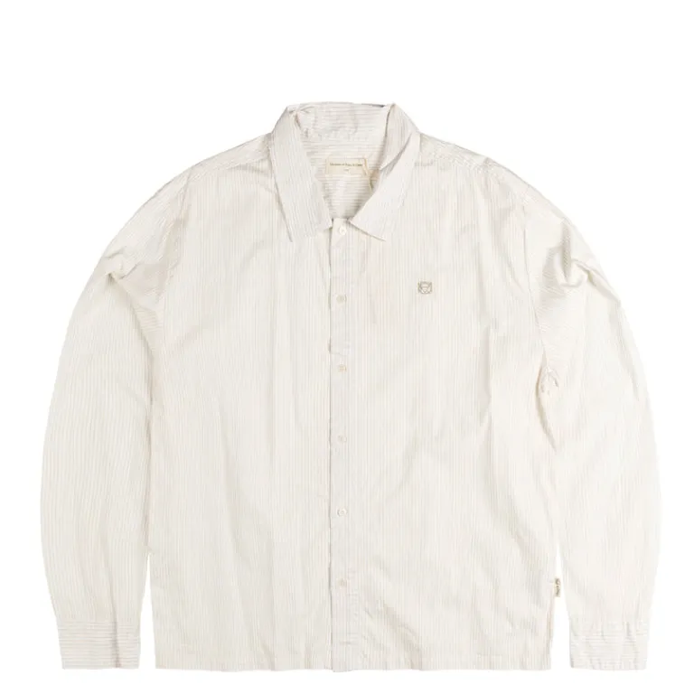 Museum of Peace & Quiet Chemises*Vacation Longsleeve Button Up Shirt Bone
