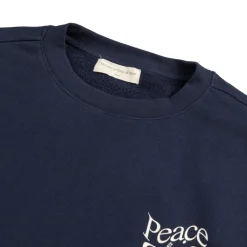 Museum of Peace & Quiet Pullover*Warped Crewneck Navy