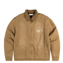 Museum of Peace & Quiet Gilets*Wordmark Canvas Work Jacket Tan