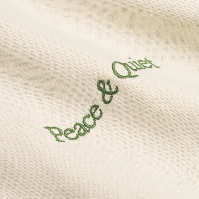 Museum of Peace & Quiet Pullover*Wordmark Crewneck Bone