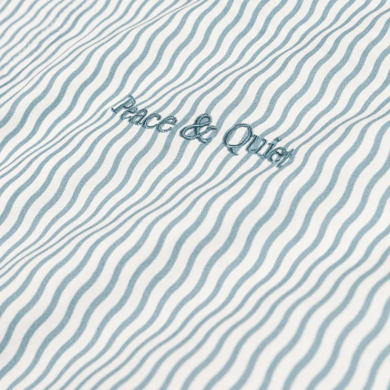 Museum of Peace & Quiet Chemises*Wordmark Poplin Buttonup Blue