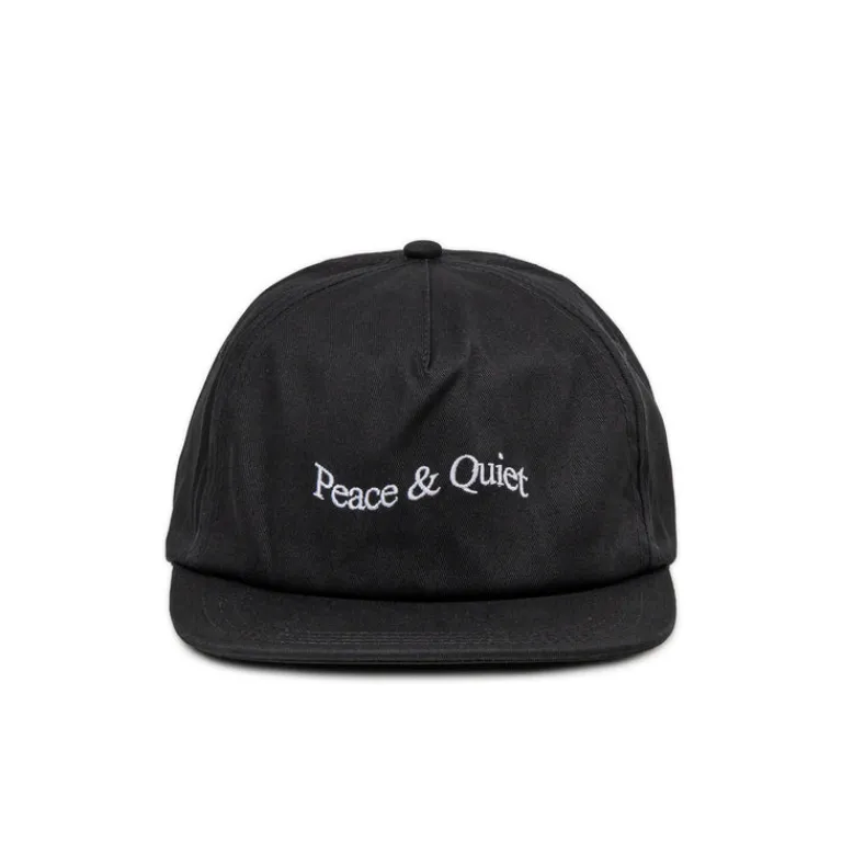 Museum of Peace & Quiet Alle Anzeigen|Caps & Bucket Hats*Wordmark 5 Panel Hat Black