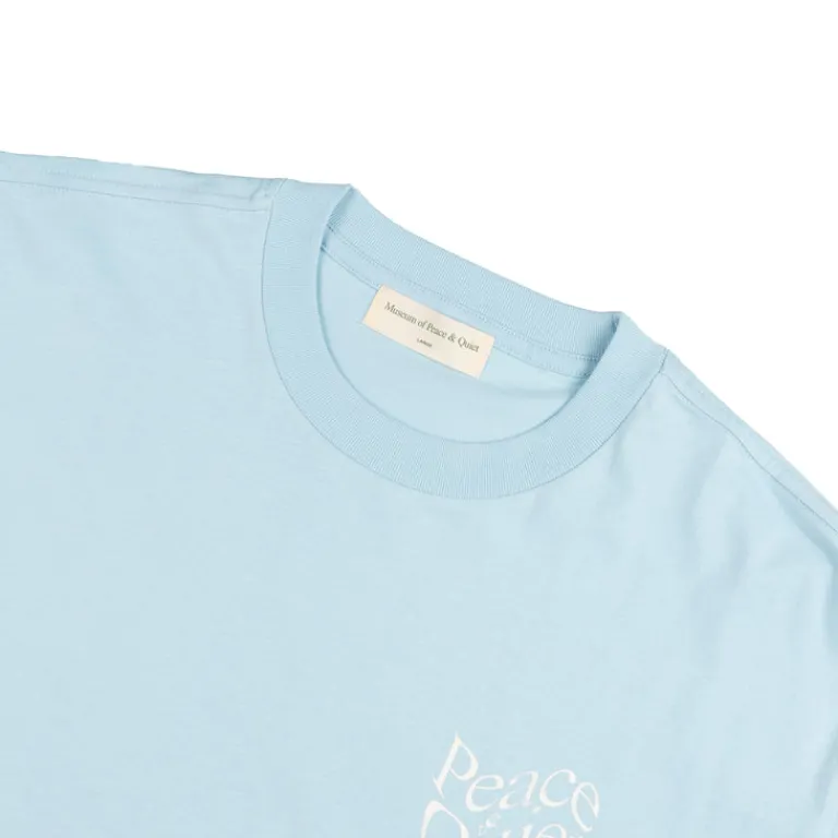 Museum of Peace & Quiet T-Shirts*Wordmark T-Shirt Blue