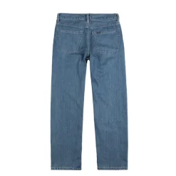 Nanamica Pantalons*5 Pockets Straight Denim Pants Indigo Bleach