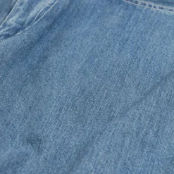 Nanamica Pantalons*5 Pockets Straight Denim Pants Indigo Bleach