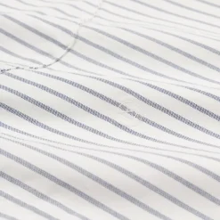Nanamica Chemises*Button Down Stripe Wind Shirt White