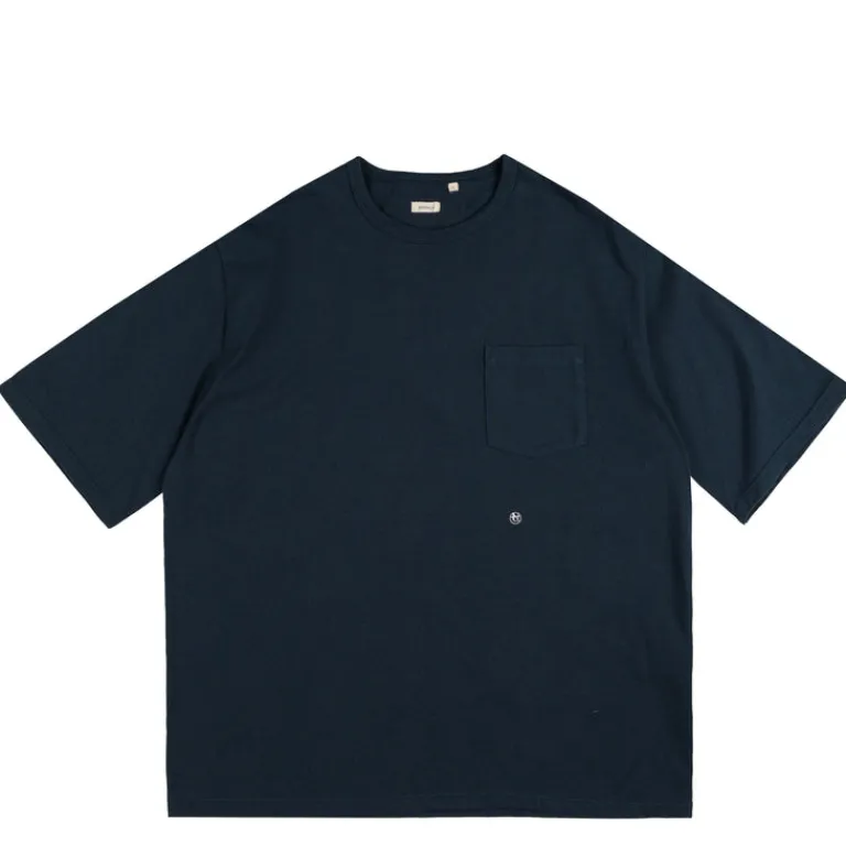 Nanamica T-Shirts*COOLMAX Jersey Pocket Tee Navy