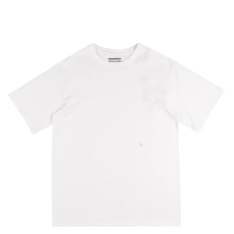 Nanamica T-Shirts*Loopwheel COOLMAX Jersey Tee White