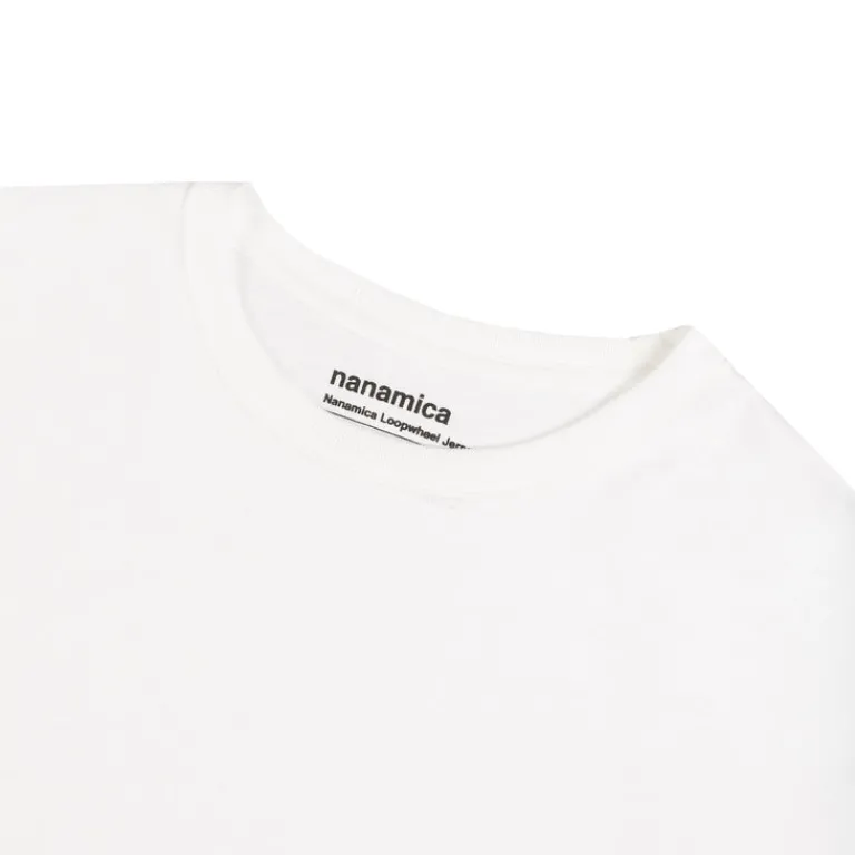 Nanamica T-Shirts*Loopwheel COOLMAX Jersey Tee White