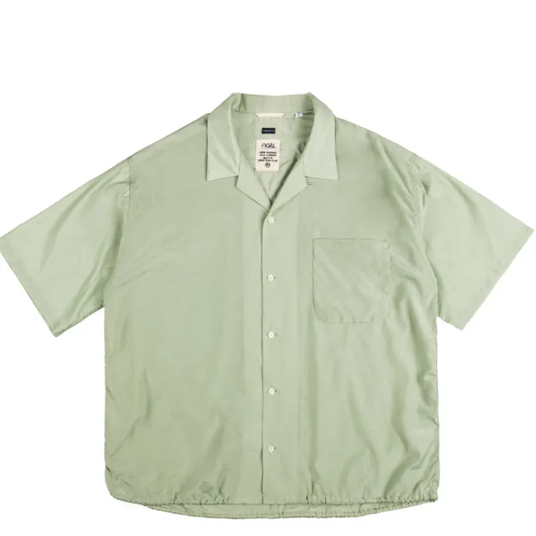 Nanamica Chemises*Open Collar Shirt Coral Green
