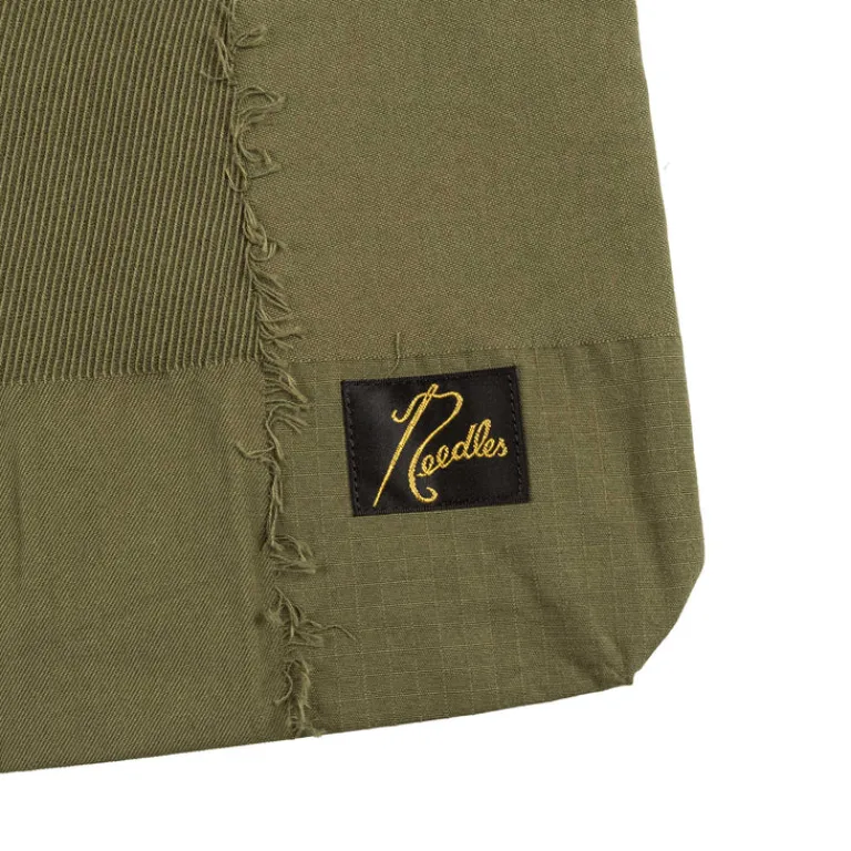 Needles Alle Anzeigen|Sacs*Book Bag - Ripstop Cut Jacquard Olive