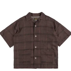 Needles Chemises*Cabana Shirt - Plaid Jacquard Brown