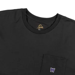 Needles T-Shirts*Crew Neck Tee - Poly Jersey Black