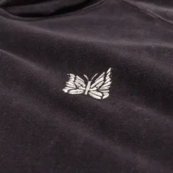 Needles Sweats À Capuche*Track Hoody - C/PE Velour Charcoal