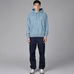 New Amsterdam Surf Association Sweats À Capuche*Logo Hoodie Washed Blue